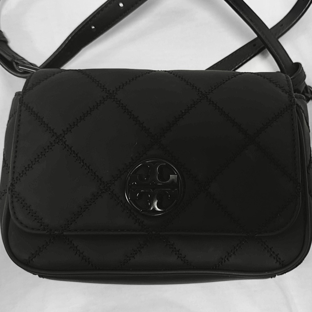 Tory Burch Quilted Black Crossbody Bag